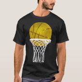 Basketbal Gold Bball Trophy Sport Lover Gift Manne T-shirt (Voorkant)