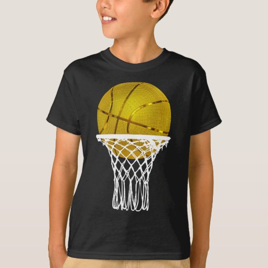 Basketbal Gold Bball Trophy Sport Lover Gift Manne T-shirt (Voorkant)