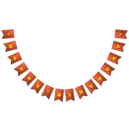 Basketbal Gouden Aangepaste Banner (Alle)