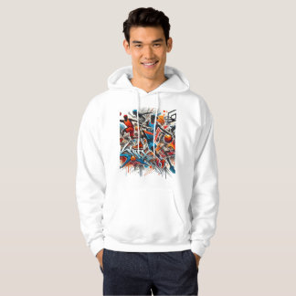 Basketbal Graffiti Art Hoodie – Bold Sportswear