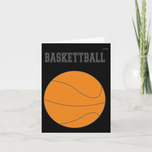 Basketbal Grafisch #1 Kaart (Voorkant)
