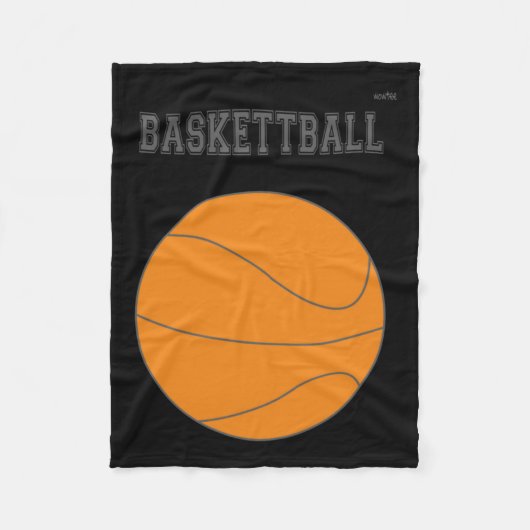 Basketbal Graphic #1 Fleece Deken (Voorkant)
