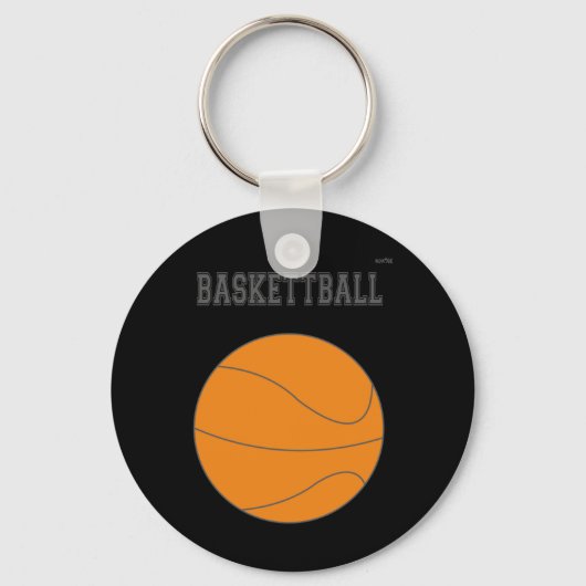 Basketbal Graphic #1 Sleutelhanger (Voorkant)