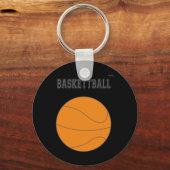 Basketbal Graphic #1 Sleutelhanger (Voorkant)