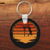 basketbal grappig zeggen sleutelhanger (Voorkant)