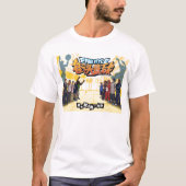 basketbal, gratis t-shirt (Voorkant)