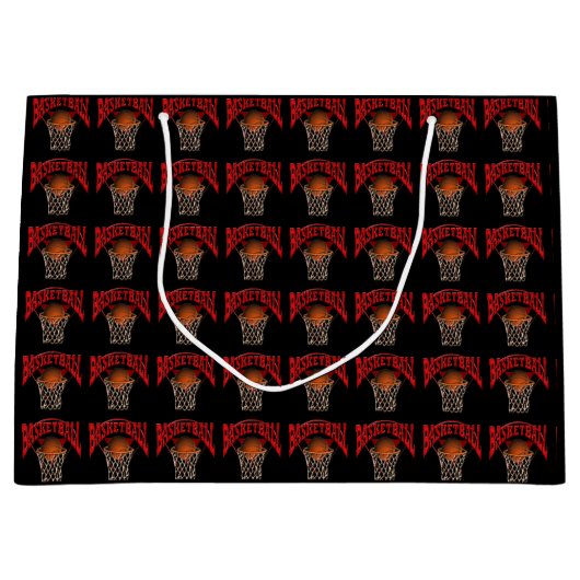 Basketbal Groot Cadeauzakje (Voorkant)