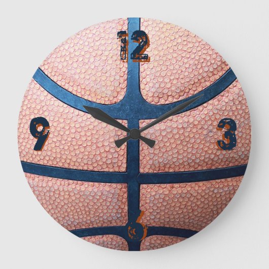 Basketbal Grote Klok (Voorkant)