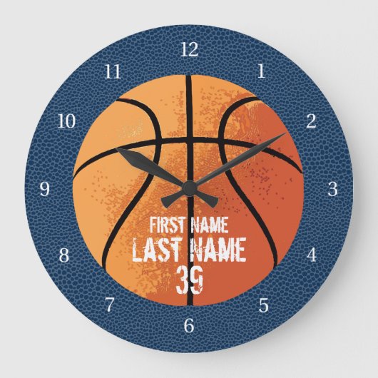 Basketbal Grote Klok (Voorkant)