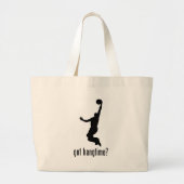 Basketbal Grote Tote Bag (Voorkant)