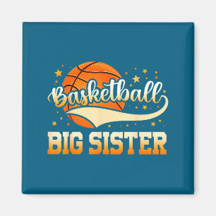 Basketbal grote zus ontwerp magneet