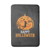 Basketbal Halloween Dunk Pompoen Ontwerp_1 Badmat (Voorkant Verticaal)