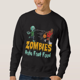Basketbal Halloween Zombies Hat Fast Food Trui