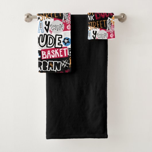 Basketbal Handdoekenset Bad Handdoek (Insitu)
