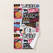 Basketbal Handdoekenset Bad Handdoek (Handdoek)