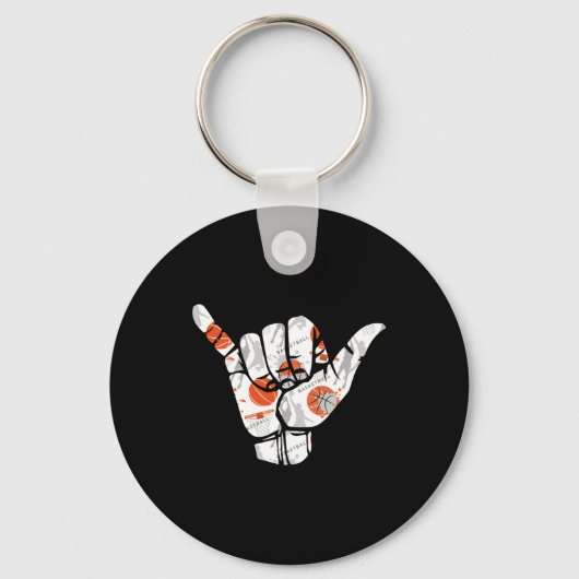 Basketbal handteken sleutelhanger (Voorkant)