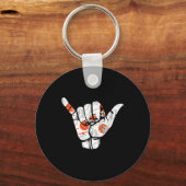 Basketbal handteken sleutelhanger (Voorkant)