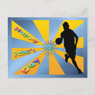 Basketbal - Happy Vaderdag Briefkaart