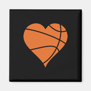 Basketbal Hart 2 Magneet