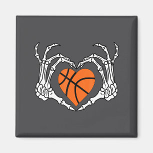 Basketbal Hart Skelet Hand Mannen Jongens Kinderen Magneet