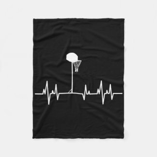 Basketbal Hartslag 1 Fleece Deken