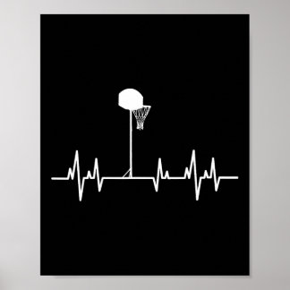Basketbal hartslag 1 poster