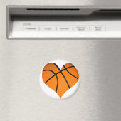 Basketbal hartvorm magneet (Insitu (Vaatwasser))