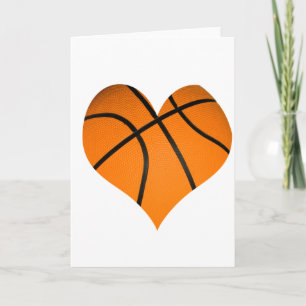 Basketbal Hartvormig Kaart
