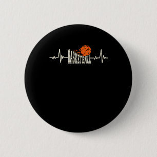 Basketbal Heartbeat 3 Ronde Button 5,7 Cm