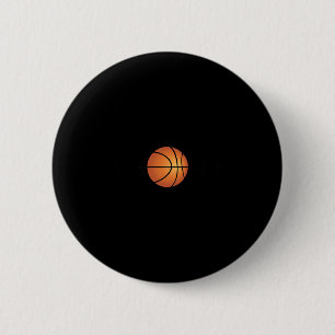 Basketbal Heartbeat Cool I Love Basketbal T-shirt Ronde Button 5,7 Cm