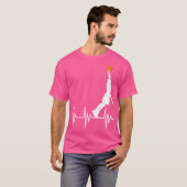 Basketbal Heartbeat Dunk Graphic Mannen Dames Kind T-shirt (Voorkant volledig)