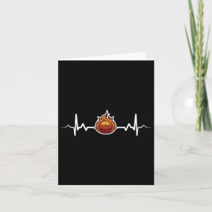Basketbal Heartbeat Gift Idee Kaart