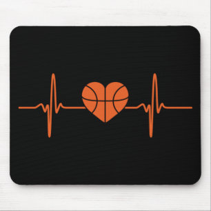 Basketbal Heartbeat Sport Motief Muismat