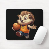Basketbal Hedgehog 1 Muismat (Met muis)