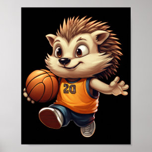 Basketbal Hedgehog 1 Poster