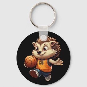 Basketbal Hedgehog 1 Sleutelhanger