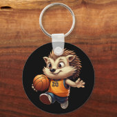 Basketbal Hedgehog 1 Sleutelhanger (Voorkant)