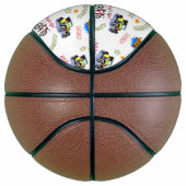 Basketbal held fiets auto vliegtuig (Rechts)