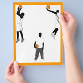 basketbal-heren flyer (Hand)