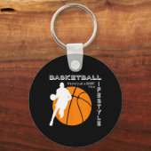 Basketbal het is een levensstijl - Basketbal Sleutelhanger (Voorkant)