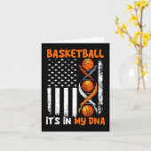 Basketbal Het is In-My DNA Fun Player Coach Team S Kaart (Gele Bloem)