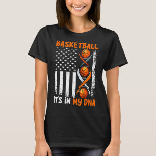 Basketbal Het is In-My DNA Fun Player Coach Team S T-shirt