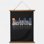 Basketbal het spel, muur opknoping hangend wandkleed (Voorkant)