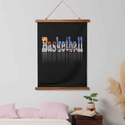 Basketbal het spel, muur opknoping hangend wandkleed (Slaapkamer)