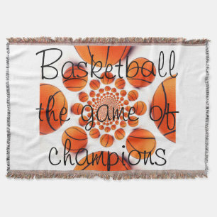 Basketbal het spel van kampioenen deken