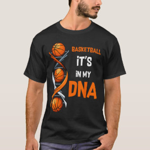 Basketbal Het zit in mijn DNA Fun Player Coach Tea T-shirt