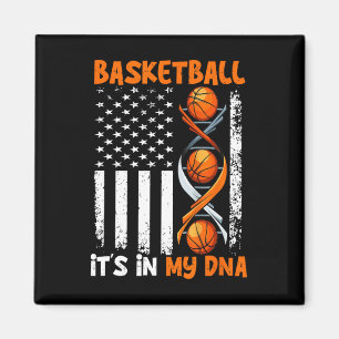 Basketbal Het Zit In Mijn Dna Leuk Speler Coach Te Magneet
