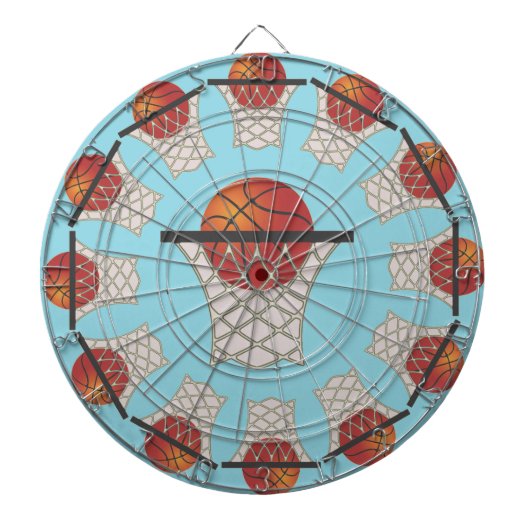 “Basketbal Hoep” Dartbord (Voorkant)