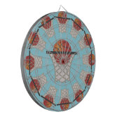 “Basketbal Hoep” Dartbord (Voorkant Links)