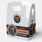 Basketbal hoepels, basketbalspeler cadeau, verjaar bedankdoosjes (Geopend)